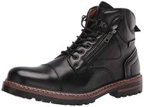 Madden Men's M-SALUS Motorcycle Boot, Black, 7.5 UK