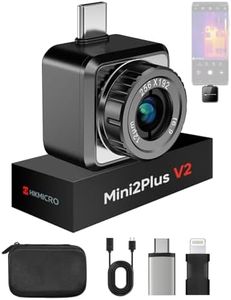 HIKMICRO Mini2Plus V2 Thermal Camera for Android/iOS, 256x192 IR Resolution Thermal Imaging Camera, SuperIR, Adjustable Lens, USB-C/Lightning(Supports iPhone 15)