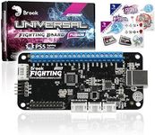 Brook Universal Fighting Board Fusion with a Sticker - Pre-Installed Header Version, for PS5 Fighting Games Solution, Compatible with Street Fighter 6 [Exclusive Version]