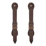 Hide & Drink, Sturdy Durable Leather Single Spur Straps (2 Pieces), Cowboy Outfit Boots, Rodeo, Western, Equipment, Classic Vintage Style, Handmade Includes 101 Year Warranty :: Bourbon Brown