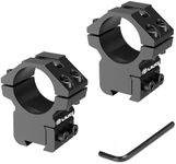 UUQ 1'' Scope Rings，2 Pieces Medium Profile 1-Inch Scope Mount Rings, 2-Pack for for Dovetail Rails