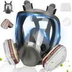 Full Face Gas Respirator Mask with 