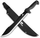 Mossy Oak 19" Heavy Duty Machete with Saw and Sheath