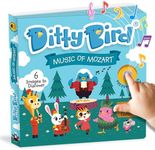 Ditty Bird Musical Books for Toddlers | Fun Classical Music & Nursery Rhyme Book | Mozart Musical Book | Children's Interactive Toddler Books for 1 Year Old to 3 Year Olds | Sturdy Baby Sound Books