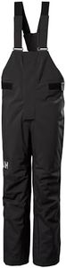 Helly-Hansen Junior Summit 2.0 Bib Pant, Unisex Waterproof Ski & Snowboard Overalls, Adjustable Fit, Breathable, Durable, 990 Black - 14