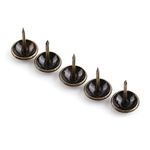 Upholstery Nail Tack Stud, 100pcs Antique Bronze Upholstery Nail Wood Decorative Tack Stud for Home Furniture Decor