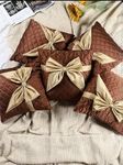 JDX Fancy Cushion Cover for Living Room and Sofa, 8074_Brown