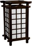 Red Lantern 17" Ido, Rosewood Table