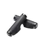 GERUIEN Mountain Bike Handlebar Grips, Ergonomic Design Dual Lock-on Non-Slip Rubber MTB Handlebar Grips for Outdoor Cycling (Black)