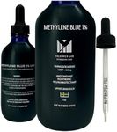 Methylene Blue Pharmaceutical Grade - Third Party Tested - Formaldehyde & Alcohol-Free - Methylene Blue 1% for Humans - USP Grade Brain Health Dietary Supplement - Made in USA (118ML Bottle)