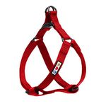 PAWTITAS Small Dog Harness Adjustable Dog Harness No Pull Harness For Dogs Solid Color S Red Harness