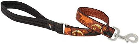 LupinePet Originals 1" Shadow Hunter 2-foot Traffic Lead/Leash for Medium and Larger Dogs