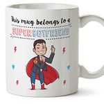 MUGFFINS Boyfriend Mug - in English - Super Family - Funny Gift - Ceramic 11oz Mug