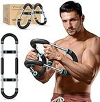 MERACH Power Twister with 3 Resistance, Safety Arm Twister Strength Training Equipment, Adjustable 60-110lbs Level, Portable Home Workout Equipment, for Arms, Chest, Shoulders and Back