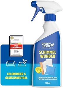 Green Hero Schimmelentferner Chlorfrei 500 ml | Für Polster, Wand, Holz, Tapeten, Textilien, Kacheln, Gardinen | Anti Schimmel, Sporen & Bakterien Spray zuverlässiges chlorfreies schimmelspray