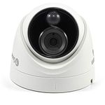 Swann Add-On DVR Enforcer Dome Security Camera with 4K Ultra HD Video, Indoor or Outdoor Design Plus True Detect Heat and Motion Detection