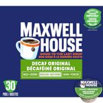 Maxwell House Decaf Coffee 100% Compostable K Cup Coffee Pods, 292g, Packaging may vary