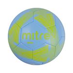 Mitre Impel L30P Football, Highly Durable, Shape Retention, Sky Blue/Fluo Yellow, 5