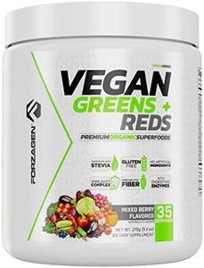 Forzagen Vegan Greens + Reds Superfood - Healthy Food Amazing Grass Natural | Premium Herbal Supplement | 35 Servings Superfood Powder | Organic