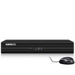 SANSCO 8 Channel 5MP Lite HD DVR for CCTV Camera System, Works with AHD/CVI/TVI/IP/CVBS Security Cameras, Email/App Notifications on Motion Detection, No Hard Drive, Requires HDD for Recording