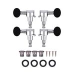 Bnineteenteam Ukulele Machine Heads, Ukulele Peg 2L2R Ukulele String Tuning Pegs Locking Tuners Zinc Alloy Machine Heads, Ukulele Tuning Pegs Ukulele Tuning Pegs Performance Accessory