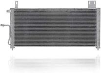 A/C Condenser - Pacific Best Inc. Compatible/Replacement for 4121 81-93 Volkswagen VW Cabriolet, 81-84 Jetta Rabbit, 75-78 Scirocco Gas Engine - Without Receiver & Dryer - 171820413