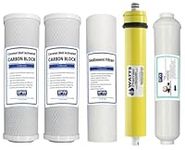 Watts Replacement Water Filters for WP5-50 Reverse Osmosis System w/ 50 GPD Membrane 560018