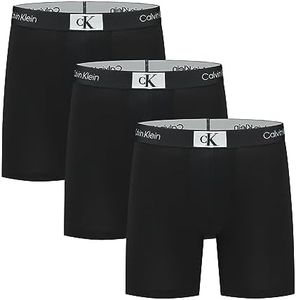 Calvin Klein Boxer Homme Lot De 3 Coton Stretch, Noir (Black/Black/Black), L