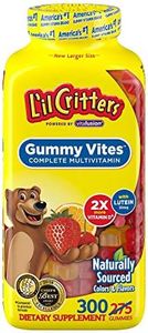 Gummy Vites Children's Chewable Gummy Bear Multivitamin Dietary Supplement, 300 Count