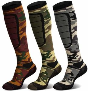 Hylaea Unisex Knee High Merino Wool Ski Snowboard Socks, Cushioning & Warm | 3 Pairs, Moisture Wicking, Soft & Comfortable, Cushioned, Compression, Arch Support, Designed for Ski, Hike & Winter Outdoors
