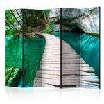 murando Decorative Room Divider Nature 225x172 cm / 89"x68" Single-Sided Folding Screen 5 Panels Room Partition Non-Woven Canvas Print Opaque Photo Display c-B-0181-z-c