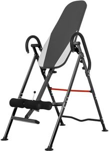 GORILLA SPORTS® Table d'inversion - Verticale Complète 180°, Pliable, Réglable, Jusqu'à 110kg - Banc d'inversion, Banc d'Etirement, Gravité Entraîneur, Pour Soulager les Douleurs du Dos et du Cou, Gym