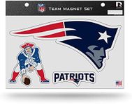 Rico Industries NFL New England Patriots Team Magnet Set 8.5" x 11" - Home Décor - Regrigerator, Office, Kitchen