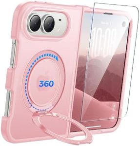 FNTCASE for Phone Ultra/Phone fold Case with 360 Spin Magnetic Stand Pink