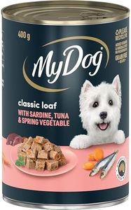 My Dog Classic Loaf with Sardines, Tuna and Spring Vegetable Wet Dog Food 400g (Pack of 24)