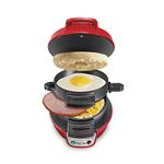 Hamilton Beach Breakfast Sandwich Maker, Red (25476)