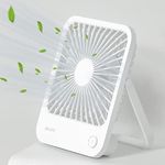 JISULIFE Desk Fan Battery Rechargab