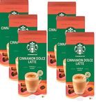 Starbucks Cinnamon Dolce Latte Premium Instant Coffee, 5 Sachets, (Pack of 6, Total 30 Sachets)