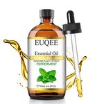 Peppermint essential oil (4 oz/118 ml) Pure Essential Oil - with Glass Dropper, Great for Aromatherapy, Diffuser, Candle Making