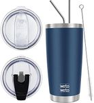 WETOWETO 20oz Tumbler with 2 lids a