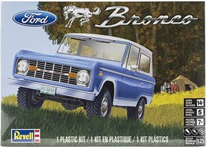 Revell Ford Bronco Plastic Model Kit,Blue