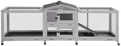 Aivituvin Rabbit Hutch 93.7" Large 