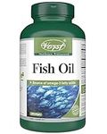 VORST Fish Oil 2000mg Per Serving (1000mg Per Softgel) 180 Softgels | Halal Omega 3 Supplement for Heart, Brain, & Bone Health | Includes Fatty Acids, DHA and EPA | Easy to Swallow and Digest Liquid Softgel Capsules | Women & Men | 1 Bottle