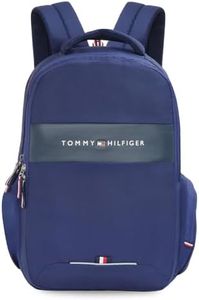 Tommy Hilfiger Joshua Polyester Laptop Backpack, NAVY, M, backpacks