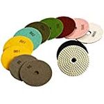 sarrah 4 Inch Diamond Polishing Pads for Granite Marble Concrete Polish (Pack of 5 pcs) (1200 Grits)