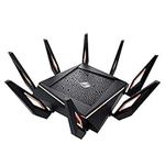 ASUS ROG Rapture GT-AX11000 Tri-Band WiFi 6 Extendable Gaming Router, 2.5G Ports, ASUS Range Boost Plus, Triple-level Game Acceleration, Subscription-free Network Security, AiMesh Compatible