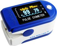 Anapulse Finger Pulse Oximeter | Digital Display | Heart Rate & Oxygen Level Readings | Batteries, Carrycase and Lanyard Included | CE Approved | NHS Supplied (ANP150)