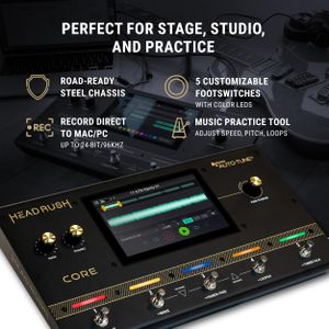 HeadRush Core Guitar and Vocal Processor – Multi-Effects Pedal