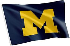 Desert Cactus University of Michigan Flag Wolverines UM U of M Banners 100% Polyester Indoor Outdoor 3x5 feet Flags (Design 1)