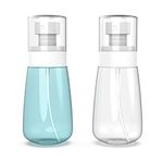 RELANOR Small Spray Bottle Travel Size - PETG Mist Spray Bottle Travel - Travel Spray Bottle Leak Proof - Mini Travel Sized Spray Bottles for Toners, Face & Hair Mist (60ml - Pack 2)